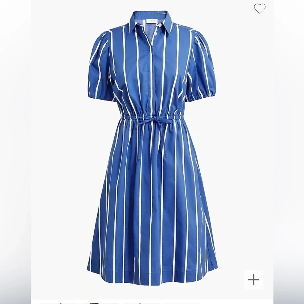 J crew Petite short-sleeve tie-waist mini dress